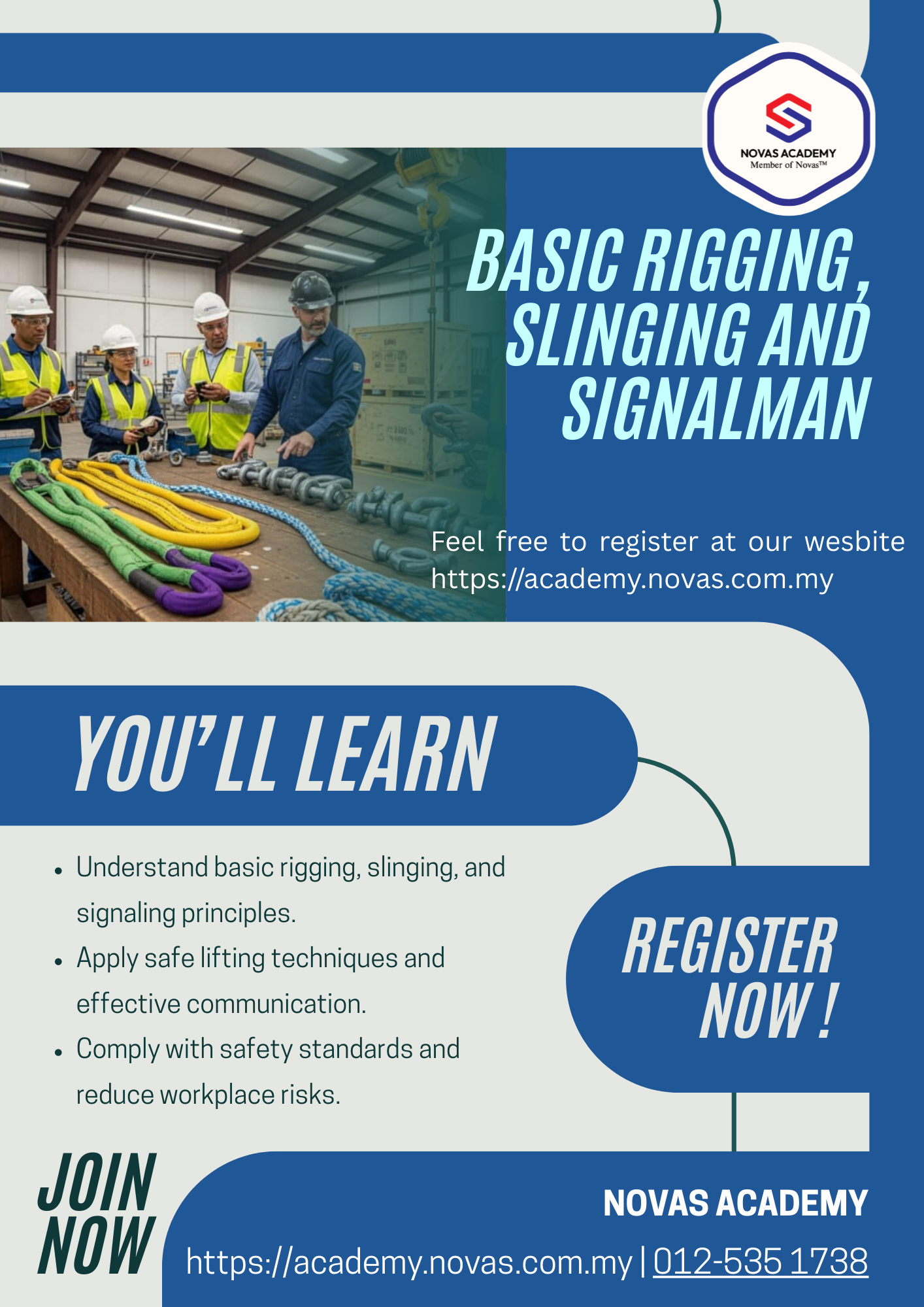 Basic Rigging, Slinging and Signalman